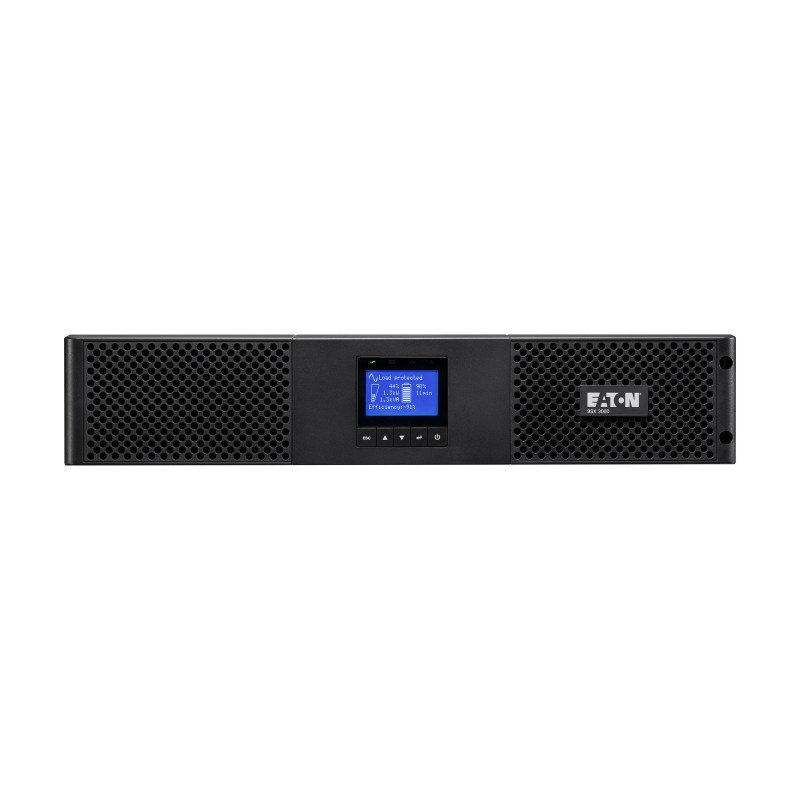 Eaton Джерело безперебійного живлення 9SX, 3000VA/2700W, RM 2U, LCD, USB, RS232, 8xC13, 1xC19 (9SX3000IR)