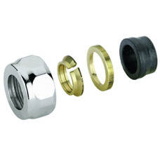 Carlo Poletti Гайка для мідної труби Ø15 мм x 3/4″ EK ХРОМ (A33109BEK)