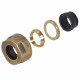 Carlo Poletti Гайка для мідної труби Ø15 мм x 3/4″ EK BRUSH BRONZE (A33109MEK)