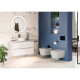 ROCA INSPIRA Round унiтаз 370*560*440мм, пiдвiсний, круглий, Rimless, горизонтальний випуск, (A346527000)