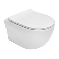 ROCA MERIDIAN Rimless унiтаз пiдвiсний CPT, в комплектi з сидiнням Urea/DuroplastSlim, slow closing, (A34H242000)