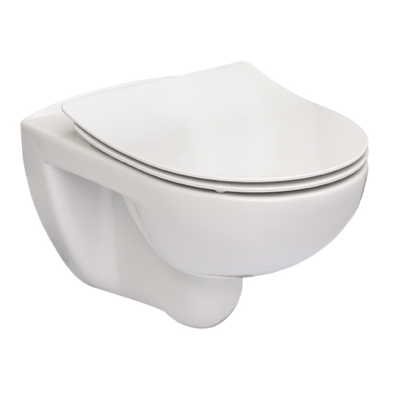 ROCA Victoria Rimless унітаз підвісний з кришкою slim slow-closing, (A34H398000)