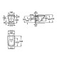TEO Rimless унiтаз пiдвiсний, з сидiнням Slim, slow closing