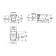 ROCA NEXO Rimless підвісний унітаз з сидінням slow-closing, (A34H64L000)