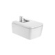 ROCA INSPIRA Square бiде 370*560*230мм пiдвiсне, с 1-м отв пiд змiшувач, квадратне, (A357535000)