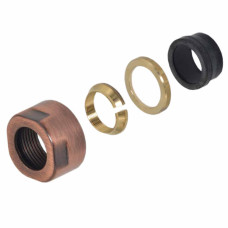 Carlo Poletti Гайка для мідної труби Ø15 мм x 24-19 BRUSH COPPER (A58409I)