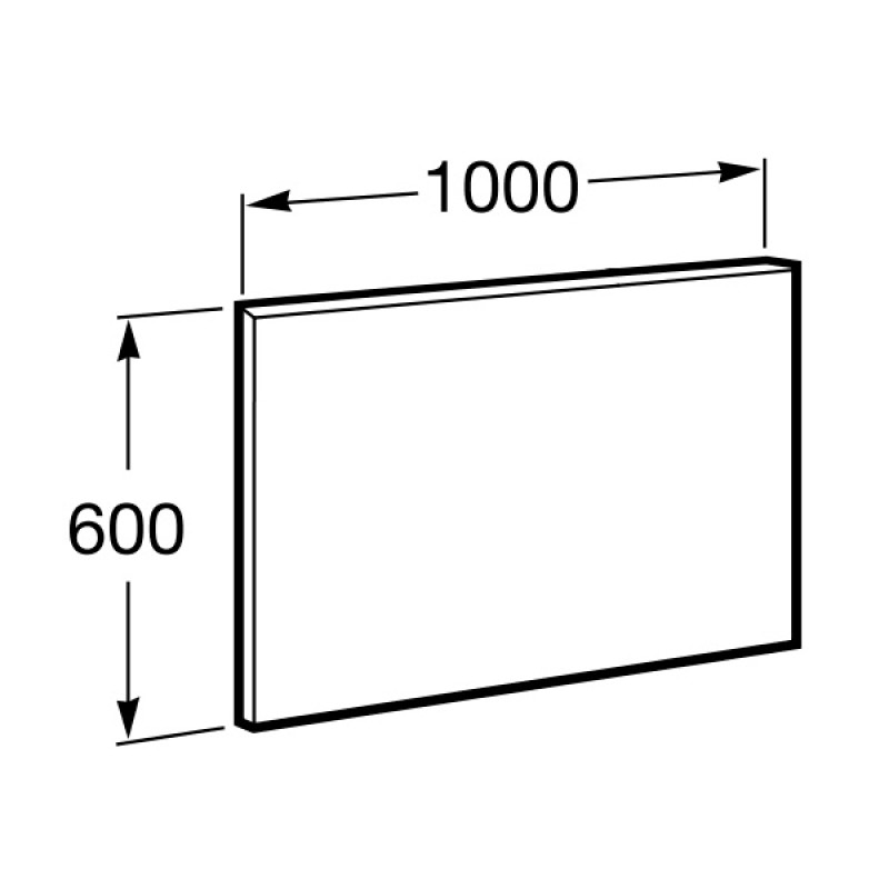 ROCA VICTORIA BASIC дзеркало 100см, (A812329406)