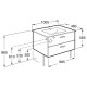 ROCA VICTORIA BASIC тумба з умивальником 100см, колiр береза, (A855851422)
