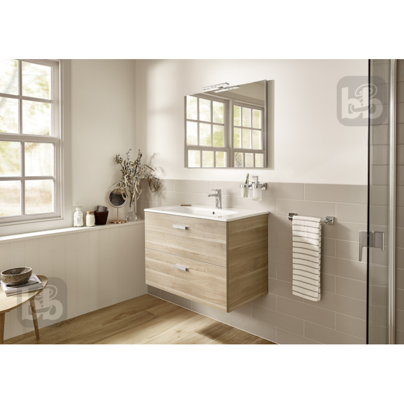 ROCA VICTORIA BASIC тумба з умивальником 60см, колiр береза, (A855854422)
