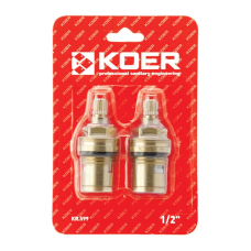 Кран буксы Koer KR.599 комплект (2 шт/БЛИСТЕР) керамика MF-1/2