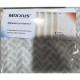 Шторка для ванної Mixxus SCT-005-180x180 з поліестеру із вбудованими кільцями (Візерунок сірий) (AC0646)