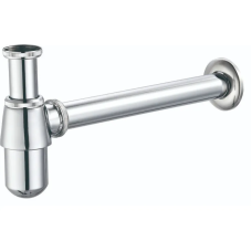 Сифон для раковини Mixxus SIPHON-01 без випуску (під донний клапан) без ревізії (Колір хром) 1 1/4'