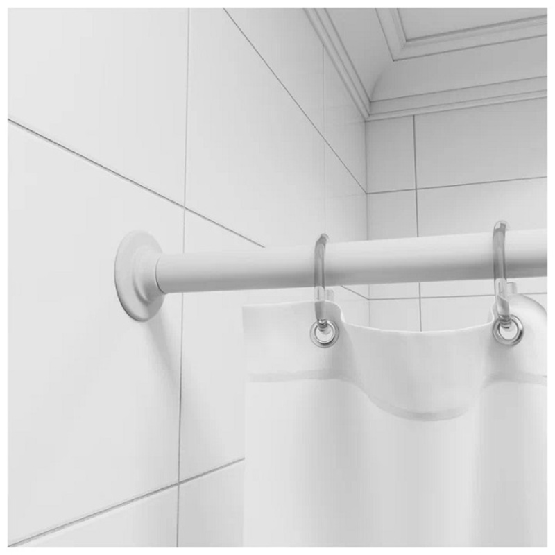 Штанга для шторки кутова Mixxus CRA-A-80x80 80x80cm (алюміній) (БЛІСТЕР) (AC3590)