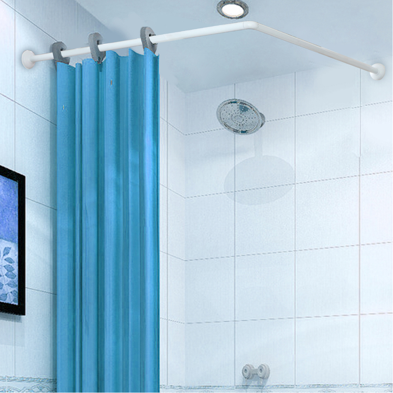 Штанга для шторки кутова Mixxus CRA-A-90x90 90x90cm (алюміній) (БЛІСТЕР) (AC3591)