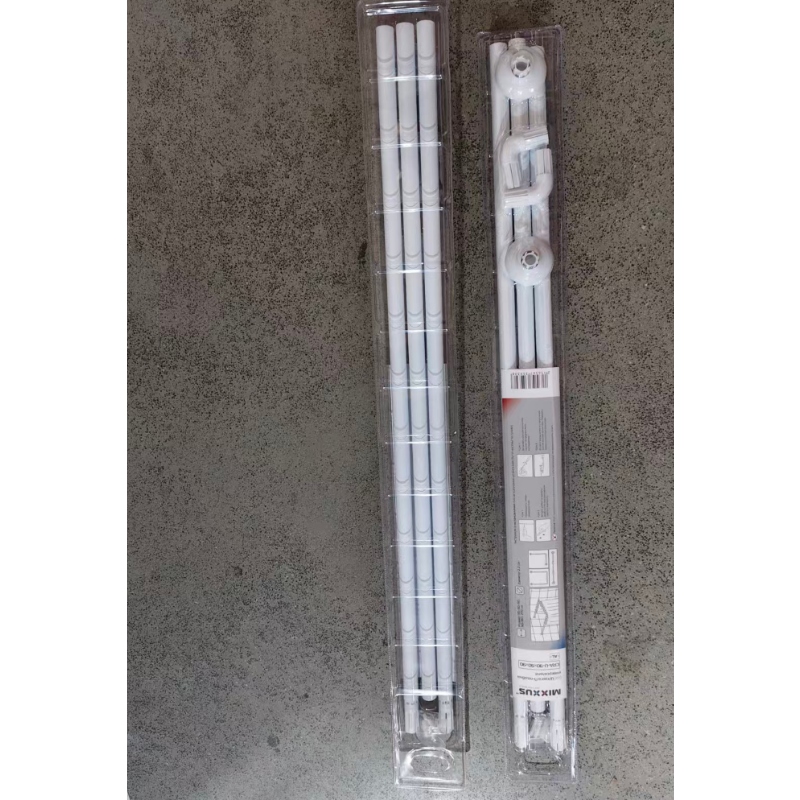 Штанга для шторки П-подібна універсальна Mixxus CRA-U-90x90x90 90x90x90cm, 90x180cm, 270cm (алюміній) (БЛІСТЕР) (AC3593)