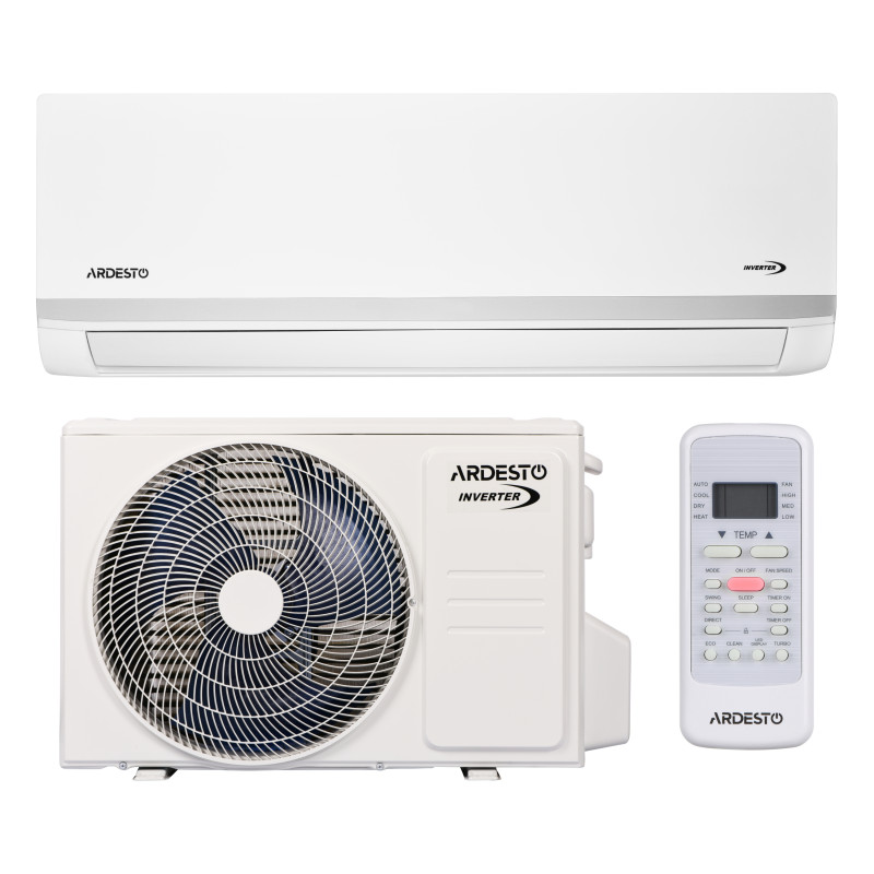 ARDESTO Кондиціонер ACM-12ERP-R32-WF-AG-S, 35 м2, ERP інвертор, A++/A+, до -20°С, Wi-Fi, R32, білий (ACM-12ERP-R32-WF-AG-S)