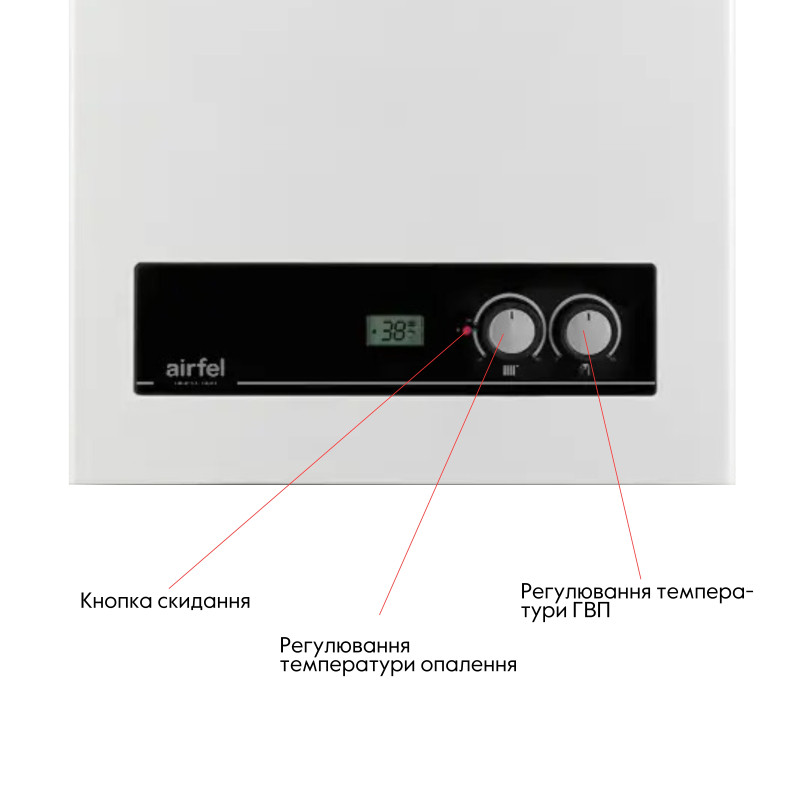 Airfel Двухконтурный газовый турбированный котел DigiFEL DUO 24 кВт (AIRFELDIGIFELDUO242018)