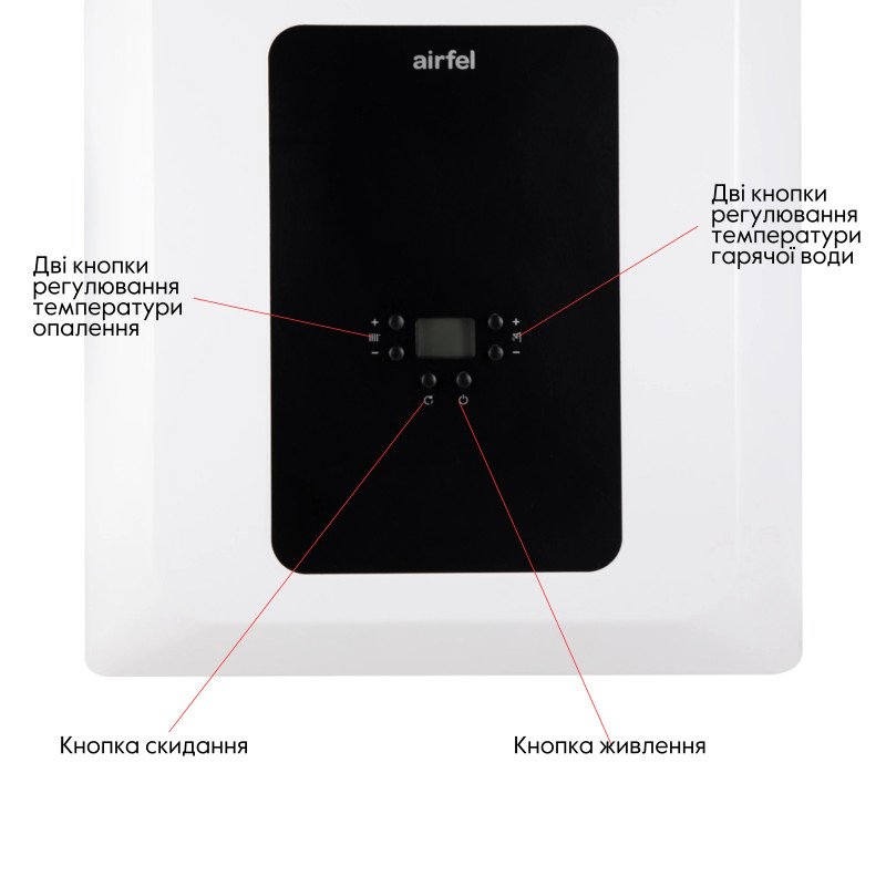 Airfel Двухконтурный газовый турбированный котел Elegant 18 кВт (AIRFELELEGANT182023)