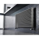 Antrax Радіатор AO 25d 404x1500 11 секцій RAL9005 Підключення нижнє різнобічне