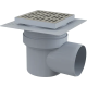 ALCA PLAST сифон APV12 Трап 150*150/110 нерж. боковий {8} (APV12)