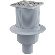 ALCA PLAST сифон APV2 Трап 105х105/50 с нижним подвед. нерж (APV2)