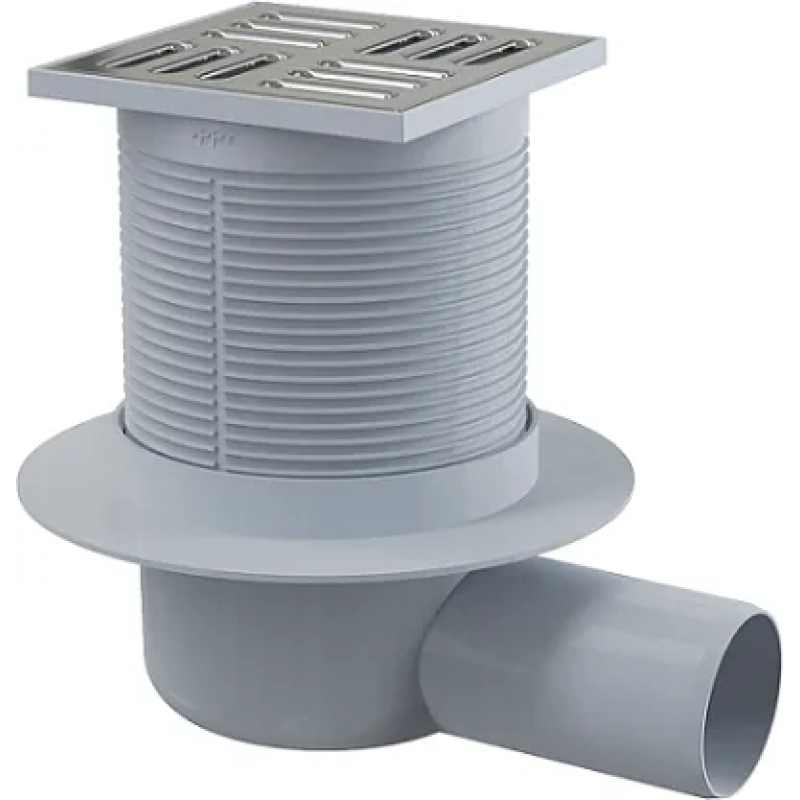 ALCA PLAST сифон APV31 Трап 105*105/50 нерж. бок. з гідрозатвором SMART {20} (APV31)