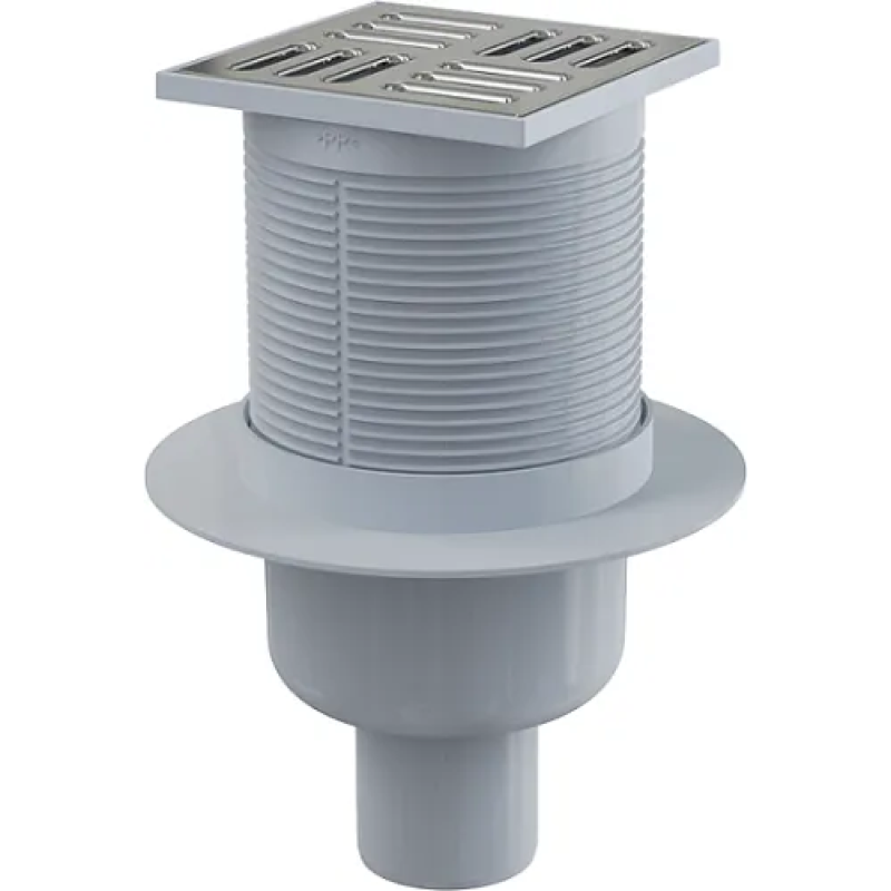 ALCA PLAST сифон APV32 Трап 105*105/50 нерж. прямий з гідрозатвором SMART {20} (APV32)