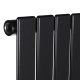Betatherm Дизайнерский вертикальный радиатор Blende 1400мм/394мм (B2V 1140/07 9005M 99)