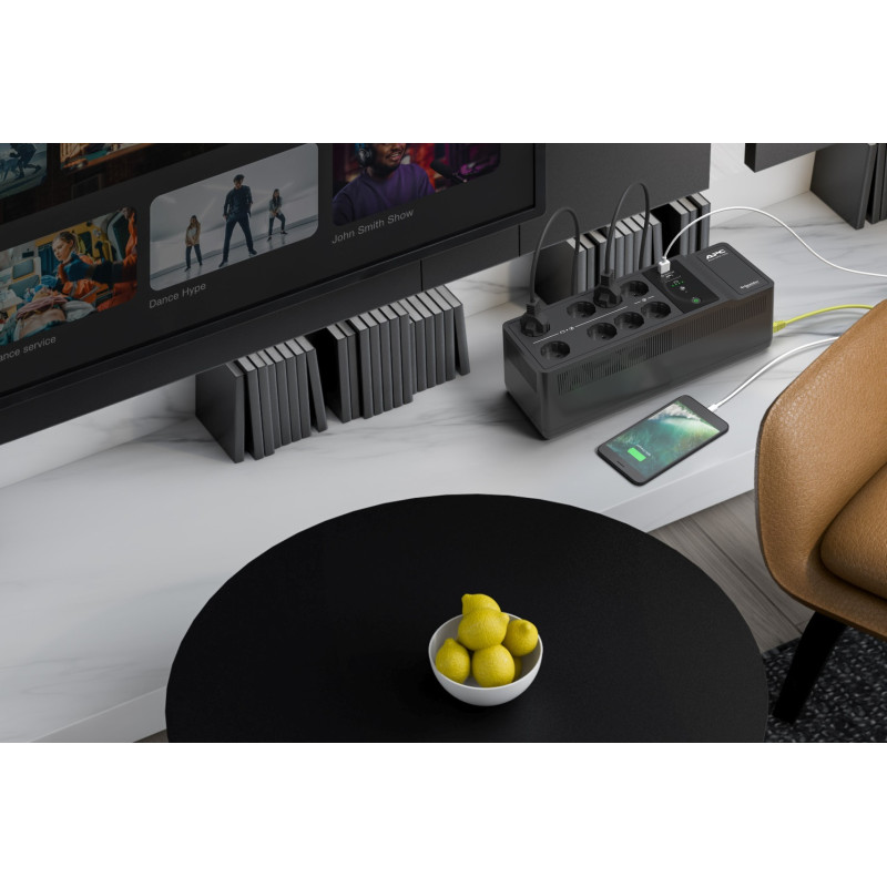 Джерело безперебійного живлення APC Back-UPS 1050VA/600W, USB charging port, USB, 6+2 Schuko, BE1050G2-GR