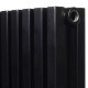 Betatherm Трубчатый радиатор Quantum BQ 2 500X1005 черный (BQ 2050/25 9005M 88)