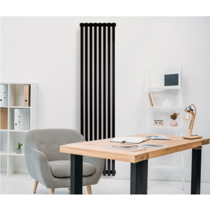 Betatherm Трубчатый радиатор Quantum 2 1500x325 вертикальный RAL9005М (BQ 2150/08 9005M 99)