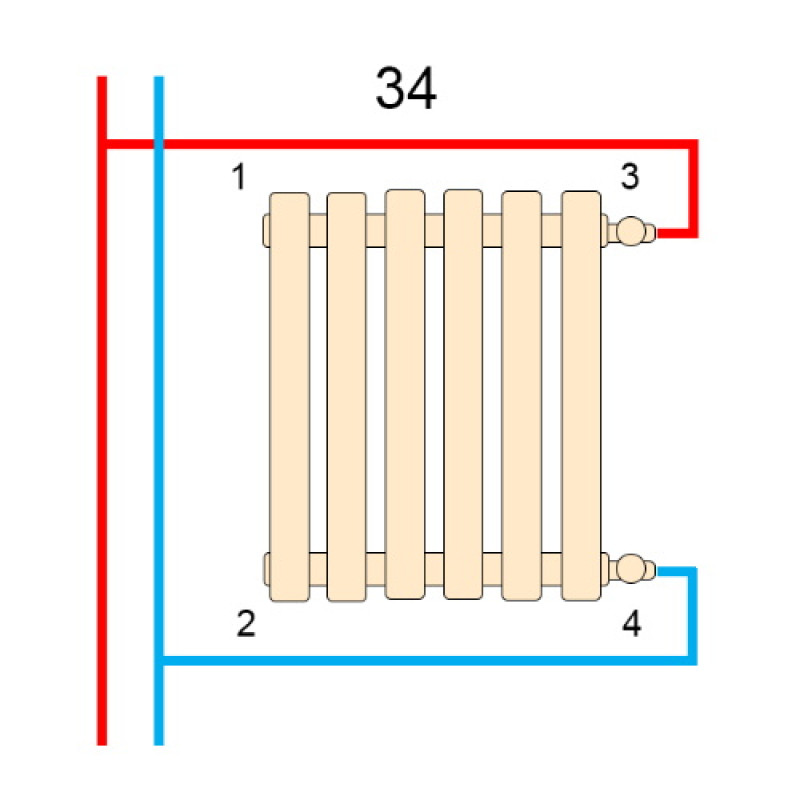 Betatherm Трубчатый радиатор Quantum BQH2 405x1000 черный (BQH 2100/10 9005M 34)