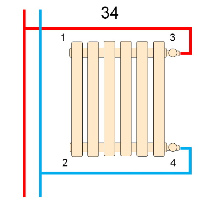 Betatherm Трубчатый радиатор Quantum BQH2 405x1300 черный (BQH 2130/10 9005M 34)