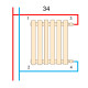 Betatherm Трубчатый радиатор Quantum BQH2 285x2000 белый (BQH 2200/07 9016M 34)