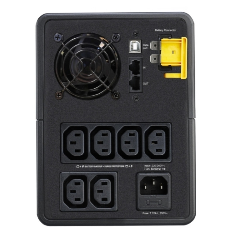 Джерело безперебійного живлення APC Back-UPS 1600VA/900W, RJ45, USB, 6xC13, BX1600MI