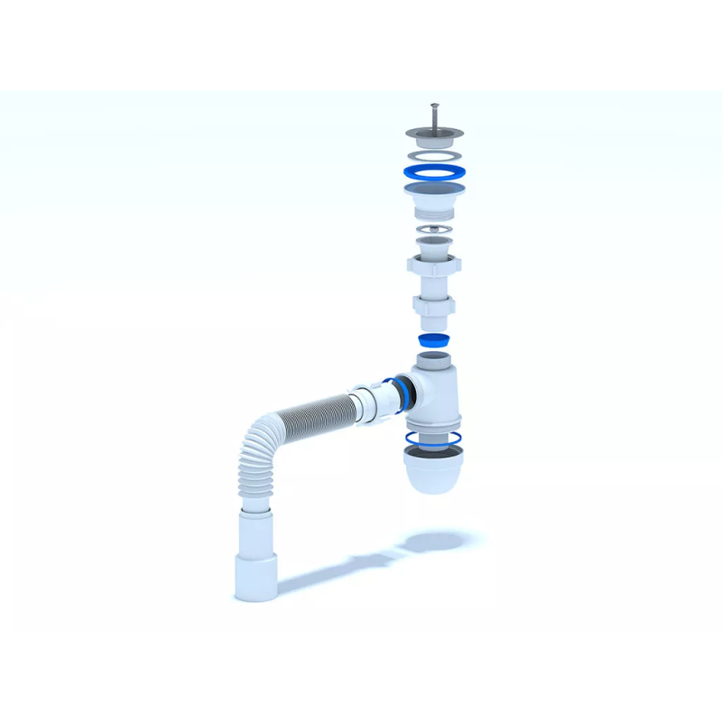ANI-plast Сифон для мийки C0115, 1 1/2