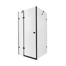 Qtap Душова кабіна Capricorn 120x80 см, скло Clear 6 мм, покриття CalcLess без піддону (CAPBLA10128RC6)