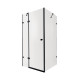 Qtap Душова кабіна Capricorn 120x80 см, скло Clear 6 мм, покриття CalcLess без піддону (CAPBLA10128RC6)