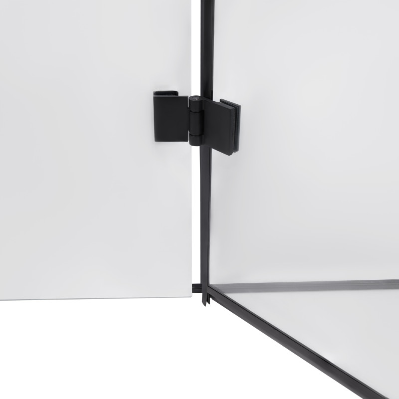 Qtap Душова кабіна Capricorn 120x80 см, скло Clear 6 мм, покриття CalcLess без піддону (CAPBLA10128RC6)