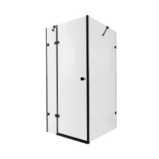 Qtap Душова кабіна Capricorn BLA1099SC6 90x90 см, скло Clear 6 мм, покриття CalcLess без піддону (CAPBLA1099SC6)