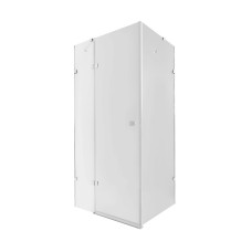 Qtap Душова кабіна Capricorn CRM1018RC6 100х80 см, скло Clear 6 мм, CalcLess, без піддону (CAPCRM1018RC6)