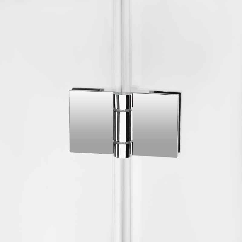 Qtap Душова кабіна CAPRICORN CRM1099SC6 90х90 см, скло Clear 6 мм, CalcLess, без піддона