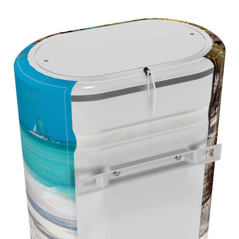 WILLER Декоративний чохол для бойлера IV50DR-Brig (Дівчина на пляжі / 880х860мм / 5) (CC860-Beach-girl)