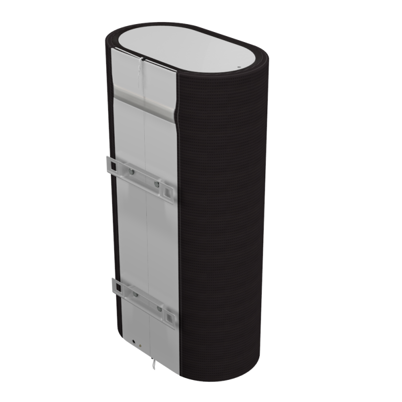 WILLER Декоративний чохол для бойлера EV50DR Grand (Жаккард чорний / 927х902мм / 67-5) (CC902-Black-Jcrd)