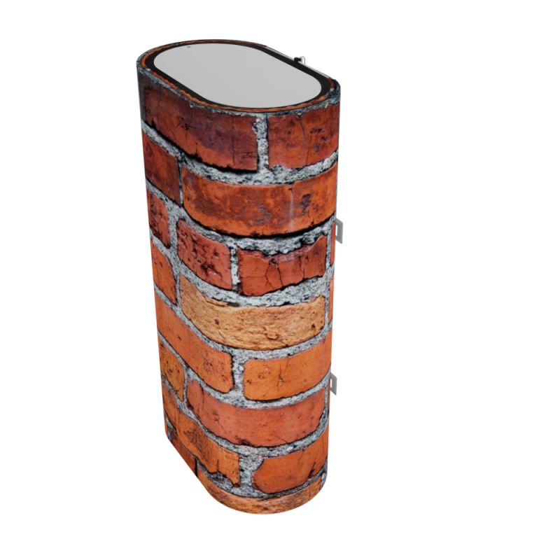 WILLER Декоративний чохол для бойлера EV50DR Grand (Цегла / 927х902мм / 40) (CC902-Bricks)