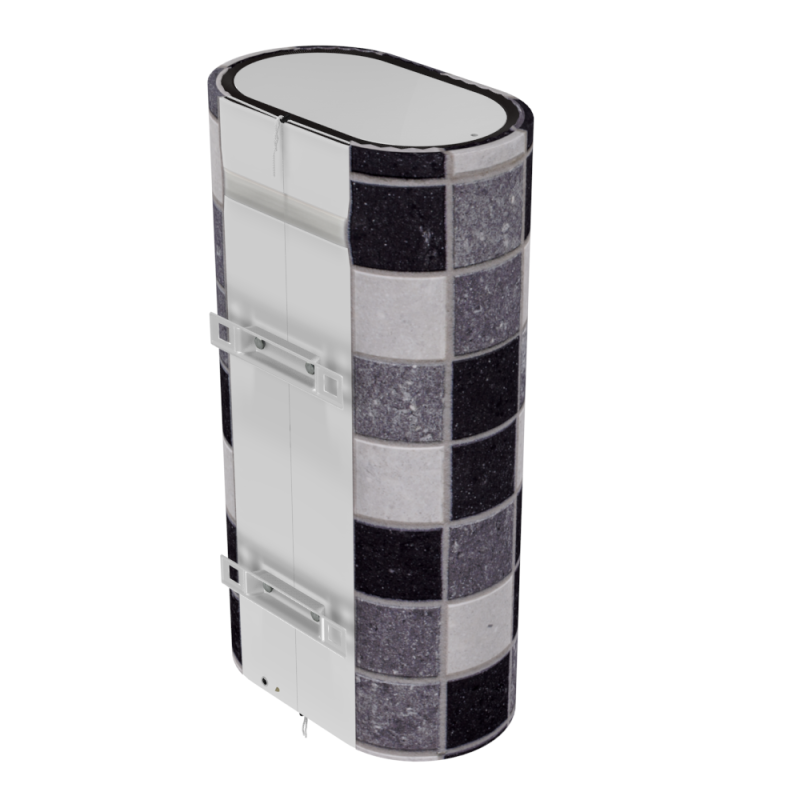 WILLER Декоративний чохол для бойлера EV50DR Grand (Плитка / 927х902мм / 36) (CC902-Tile)