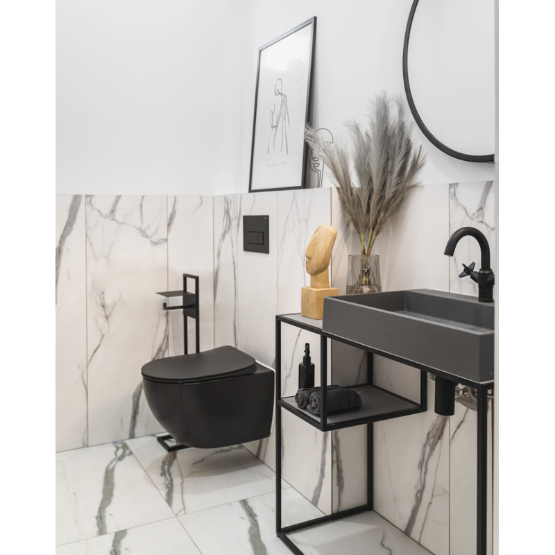 Deante Інсталяційна система Peonia 6 в 1, чорна (CDENNZPW)