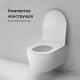 Унітаз підвісний Am.Pm Func , AquaSpin Rimless з сидінням Soft Close дюропласт, CFA1903SC