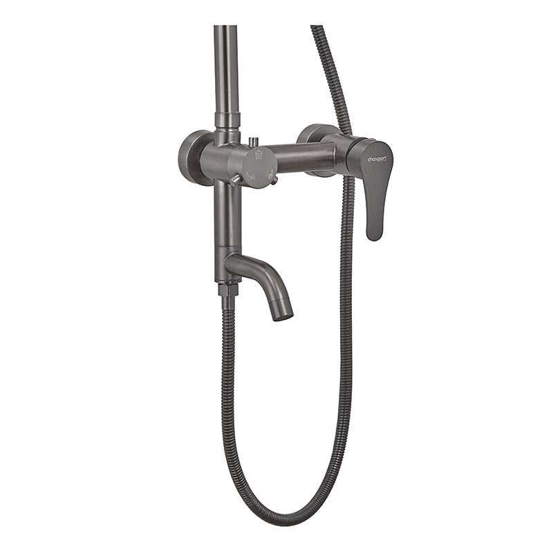 Душова колона із змішувачем Champion SAP-009-J Graphite (нерж. сталь) (CH6165)