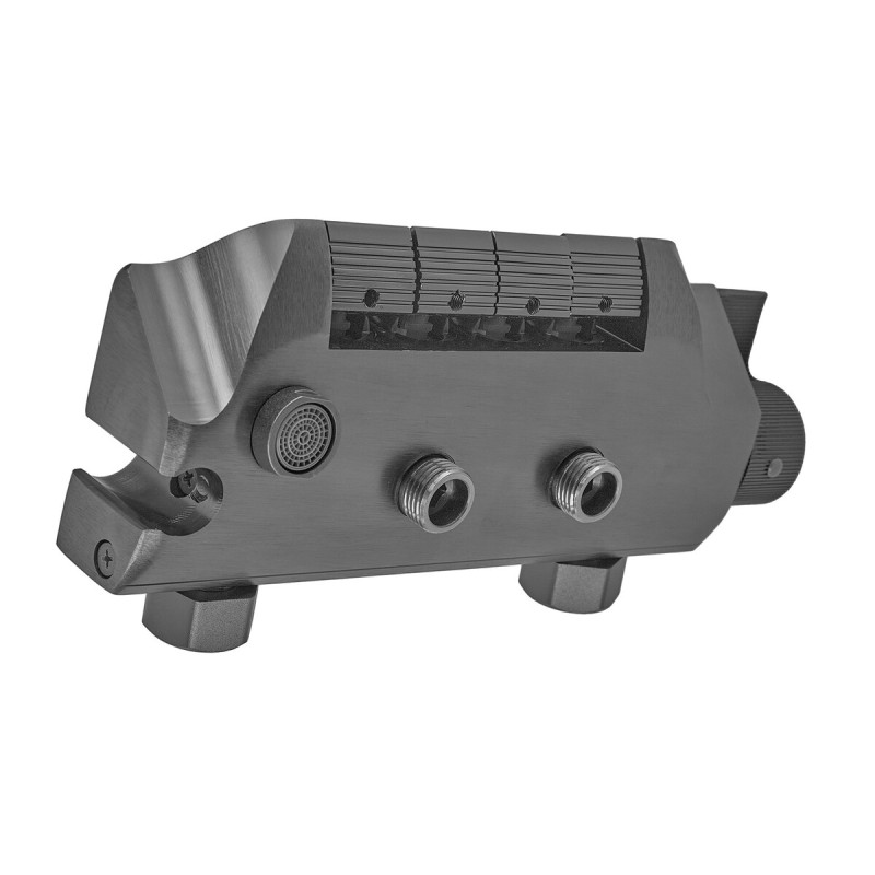 Душова колона Champion PBM-009-J Graphite зі змішувачем з кнопковим перемикачем, 4 режими (CH6501)